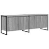 vidaXL TV szekr&eacute;ny 140 x 36 x 49.5 cm Sz&uuml;rke Sonoma Szerelt Fa