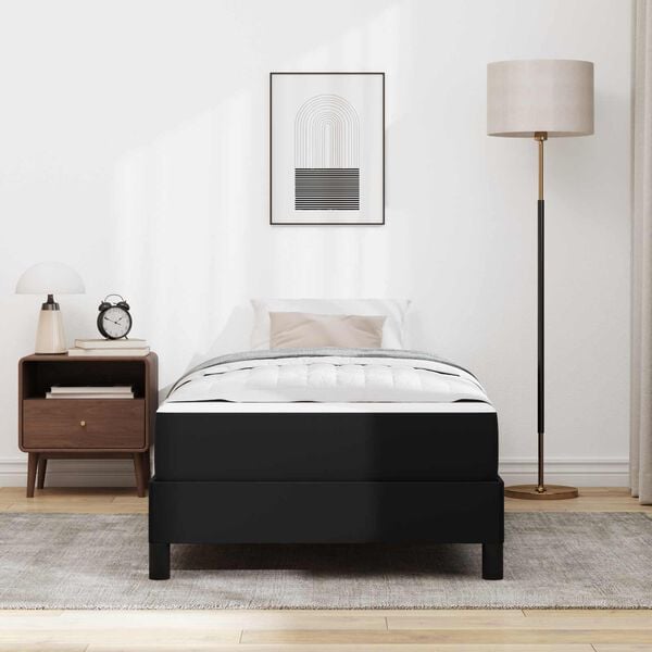 vidaXL &Aacute;gykeret matracmal Fekete 90 x 200 cm sz&ouml;vet