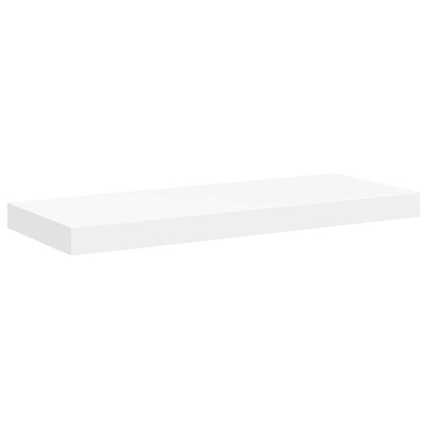 vidaXL feh&eacute;r MDF lebegő fali polc 60 x 23,5 x 3,8 cm