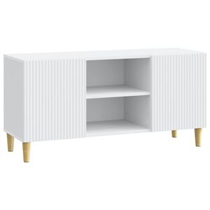vidaXL TV szekr&eacute;ny Feh&eacute;r 102 x 34,5 x 50 cm Szerelt Fa