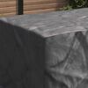 vidaXL B&uacute;tor takar&oacute; Egysz&iacute;nű Fekete 270 x 110 x 70 cm 210D
