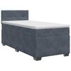 vidaXL Boxspring &aacute;gy matraccal S&ouml;t&eacute;tsz&uuml;rke 80 x 200 cm B&aacute;rsony