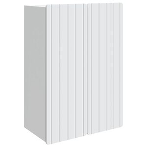 vidaXL Fali szekr&eacute;ny Feh&eacute;r 66 x 34,5 x 92 cm Szerelt Fa