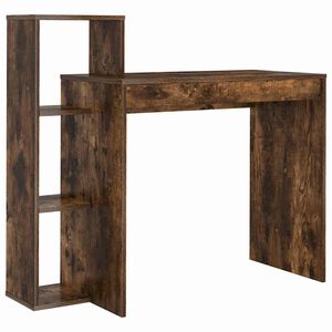 vidaXL Asztal F&uuml;st&ouml;lt t&ouml;lgy Szerelt Fa 100 x 40 x 90 cm