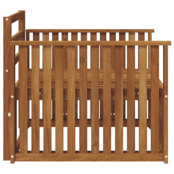 vidaXL 2 Darab Karfa n&eacute;lk&uuml;li kanap&eacute; T&ouml;m&ouml;r Ak&aacute;cfa Term&eacute;szetes