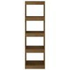 vidaXL mézbarna fenyőfa könyvszekrény térelválasztó 40 x 30 x 135,5 cm