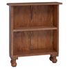 vidaXL Polcok polcokkal Barna 47 x 16 x 55 cm T&ouml;m&ouml;r Mahag&oacute;ni Fa