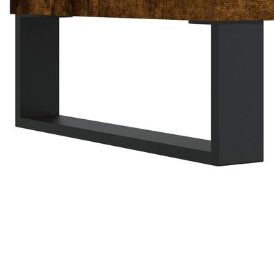vidaXL füstös tölgy színű szerelt fa TV-szekrény 69,5x30x50 cm