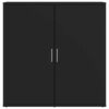 vidaXL 2 db fekete szerelt fa t&aacute;lal&oacute;szekr&eacute;ny 79 x 38 x 80 cm