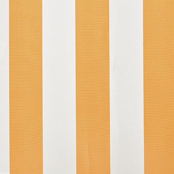 vidaXL sárga-fehér vászon napellenző tető 6 x 3 m (a váz nem tartozék)