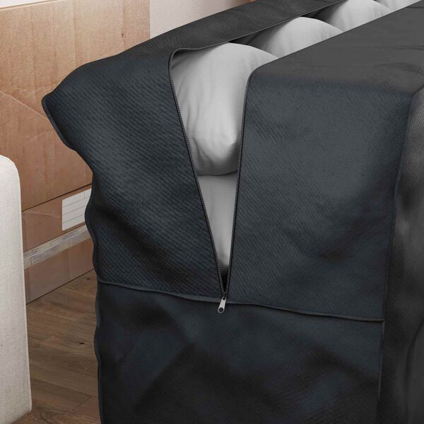 vidaXL Kültéri Tároló Táska Fekete 175 x 55 x 75 cm 420D Oxford Szövet