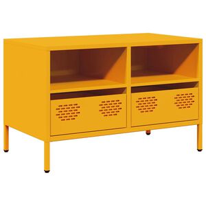 vidaXL must&aacute;rs&aacute;rga hidegen hengerelt ac&eacute;l TV-szekr&eacute;ny 68x39x43,5 cm