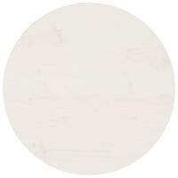 vidaXL fehér tömör fenyőfa asztallap Ø50 x 2,5 cm