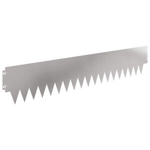 vidaXL Fűszeg&eacute;lyez&eacute;s 20 db 103 x 20 cm Ac&eacute;l Ez&uuml;st