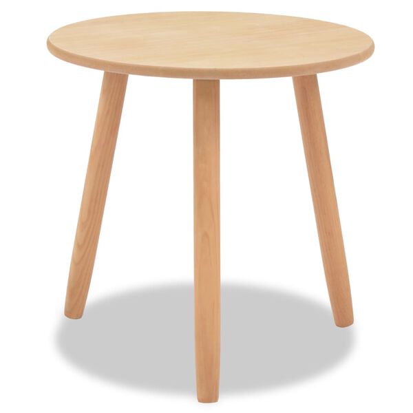 vidaXL 2-r&eacute;szes barna t&ouml;m&ouml;r fenyőfa kis asztal szett