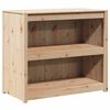 vidaXL Konyhaszekr&eacute;ny polcokkal MEPPEL Barna T&ouml;lgy 106 x 55 x 92 cm