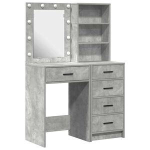 vidaXL &Ouml;lt&ouml;zk&ouml;dőasztal 2 db Sz&uuml;rke 50 x 41 x 135 cm Szerelt Fa