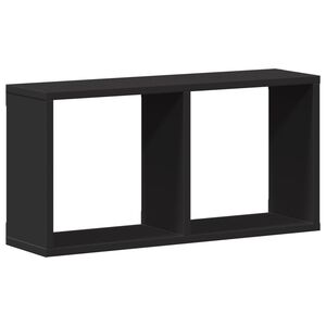 vidaXL fekete szerelt fa faliszekr&eacute;ny 60 x 16 x 30 cm