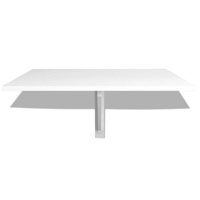 vidaXL összecsukható fehér fali asztal 100 x 60 cm