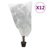 vidaXL 12 db n&ouml;v&eacute;nyv&eacute;dő huzat zsin&oacute;rral 70 g/m&sup2; 0,8 x 1 m