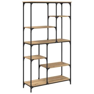 vidaXL K&ouml;nyvespolc 5 szintes 99 x 35,5 x 176 cm Szerelt Fa