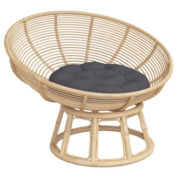 vidaXL antracitsz&uuml;rke oxford-sz&ouml;vet kerek p&aacute;rna &Oslash; 60 x 11 cm