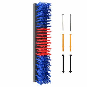 vidaXL Tejkef&eacute;k Piros &eacute;s k&eacute;k 50 x 10 x 6.5 cm Műanyag &eacute;s Ac&eacute;l