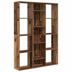 vidaXL antik fa forg&aacute;cslap t&eacute;relv&aacute;laszt&oacute;/k&ouml;nyvszekr&eacute;ny 100x24x140 cm
