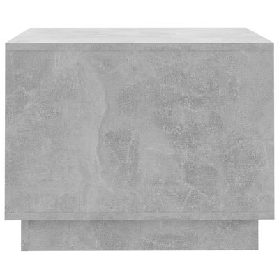vidaXL betonszürke forgácslap dohányzóasztal 55 x 55 x 43 cm