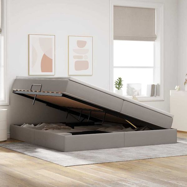 vidaXL &Aacute;gy t&aacute;rol&oacute;val &eacute;s matraccal T&oacute;psz&iacute;nű 200 x 200 cm Poli&eacute;szter