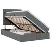 vidaXL LED t&aacute;rol&oacute;s &aacute;gy matraccal S&ouml;t&eacute;tsz&uuml;rke 120 x 190 cm Sz&ouml;vet