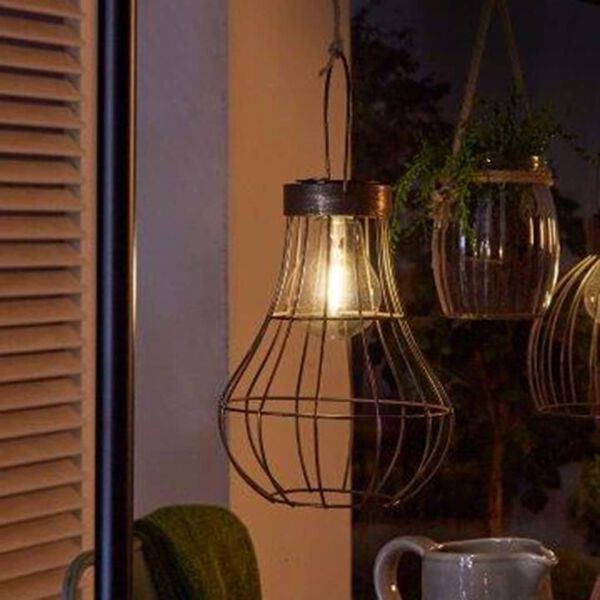 Luxform Manchester napelemes LED-es kerti l&aacute;mpa