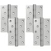 vidaXL Zsan&eacute;r 4 db 130 x 75 x 13 mm Ez&uuml;st Ac&eacute;l