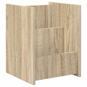 vidaXL Magazin &aacute;llv&aacute;ny Sonoma t&ouml;lgy 35 x 35 x 45 cm Szerelt Fa