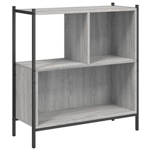 vidaXL sz&uuml;rke sonoma sz&iacute;nű szerelt fa k&ouml;nyvespolc 72 x 28 x 77,5 cm