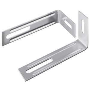 vidaXL Anti Tip konzol 2 Ez&uuml;st 74,5 x 15 x 32 mm Vas