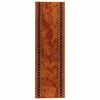 vidaXL Fut&oacute; szőnyeg FLORNES Szőtt Narancss&aacute;rga 67 cm x 150 cm PP 7 mm