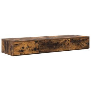 vidaXL St&uacute;di&oacute; &iacute;r&oacute;asztal F&uuml;st&ouml;s T&ouml;lgy 130 x 40 x 19,5 cm Szerelt Fa