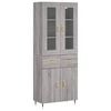 vidaXL sz&uuml;rke sonoma szerelt fa magasszekr&eacute;ny 69,5 x 34 x 180 cm