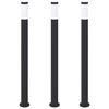 vidaXL 3 db oszlopl&aacute;mpa 110 cm rozsdamentes ac&eacute;l IP44