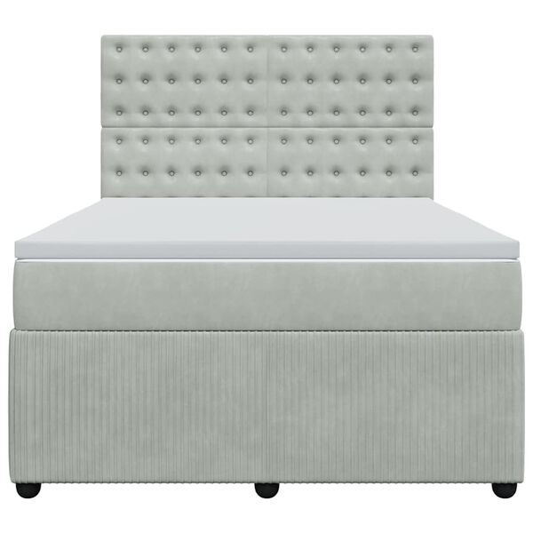 vidaXL vil&aacute;gossz&uuml;rke b&aacute;rsony rug&oacute;s &aacute;gy matraccal 140x190 cm