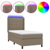 vidaXL t&oacute;psz&iacute;nű sz&ouml;vet rug&oacute;s &eacute;s LED-es &aacute;gy matraccal 100x200 cm