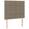 vidaXL b&eacute;zs sz&iacute;nű sz&ouml;vet fejt&aacute;mla 100 x 5 x 118/128 cm