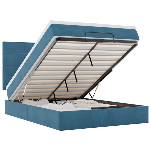 vidaXL Ottom&aacute;n &aacute;gykeret matracokkal s&ouml;t&eacute;tk&eacute;k 140x190cm b&aacute;rsony