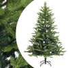 vidaXL Műanyag Hajtogat&oacute;s Kar&aacute;csonyfa 150 cm PVC &eacute;s f&eacute;m Z&ouml;ld