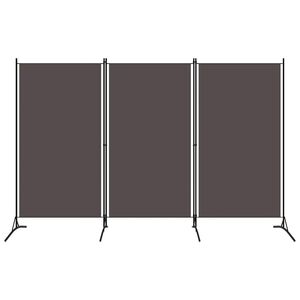 vidaXL antracitsz&uuml;rke 3 paneles parav&aacute;n 260 x 180 cm
