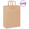 vidaXL 250 db barna pap&iacute;rzacsk&oacute;k foganty&uacute;kkal 26x12x35 cm