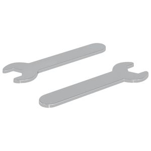 vidaXL Spanner / k&iacute;gy&oacute;szem 2 pcs Ez&uuml;st 10 mm Vas