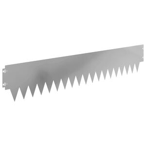 vidaXL Fűszeg&eacute;lyez&eacute;s 30 pcs 103 x 20 cm f&eacute;m Ez&uuml;st
