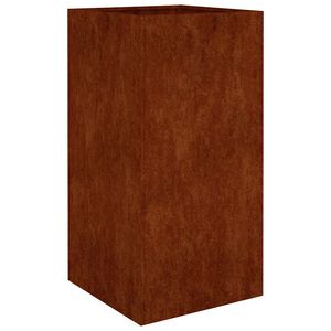 vidaXL corten ac&eacute;l n&ouml;v&eacute;nytart&oacute; 40x40x80 cm